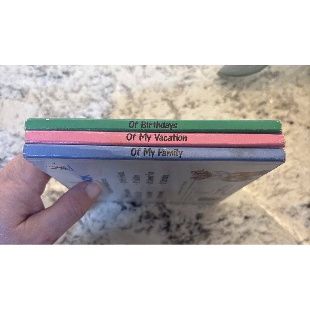 3 Vtg 1993 Kids My First Photo Books Albums Birthdays Family Vacation Memories